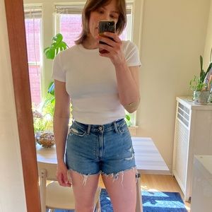 Abercrombie & Fitch Curve Love Mom Shorts